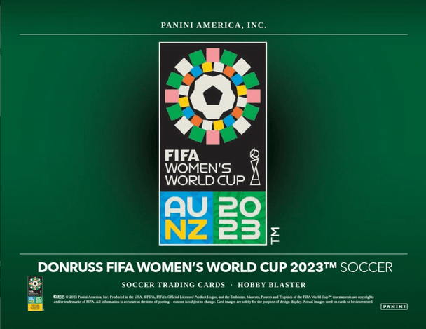 2023 Panini Donruss FIFA Women's World Cup Soccer Hobby Blaster Box