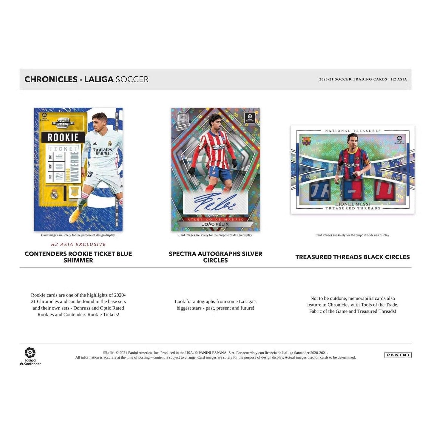 2020 - 2021 Panini Chronicles Soccer Asia H2 Hobby Hybrid Box