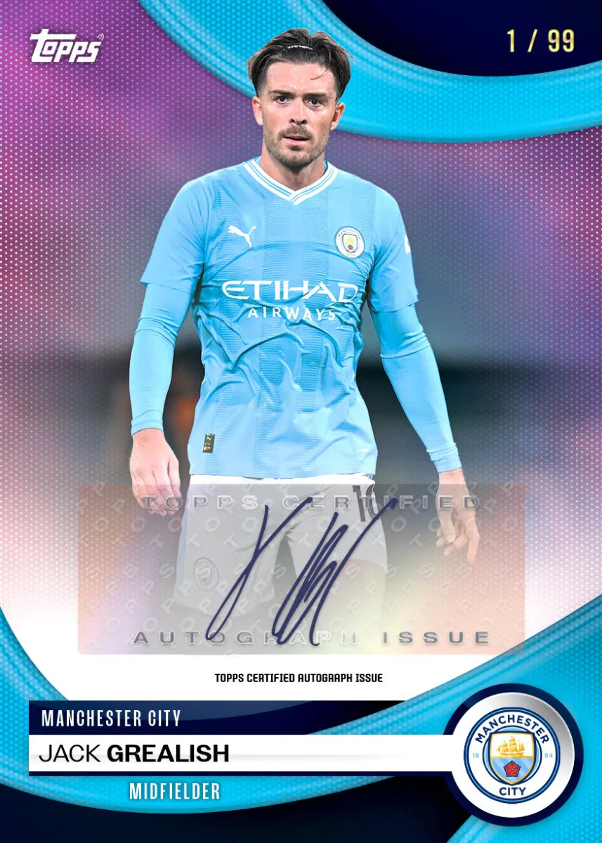 Topps Manchester City FC Official Team Set 23/24 Single Pack