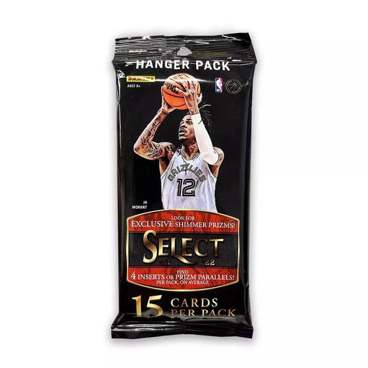 2021-22 Panini NBA Select Basketball Trading Card Hanger Cello Pack