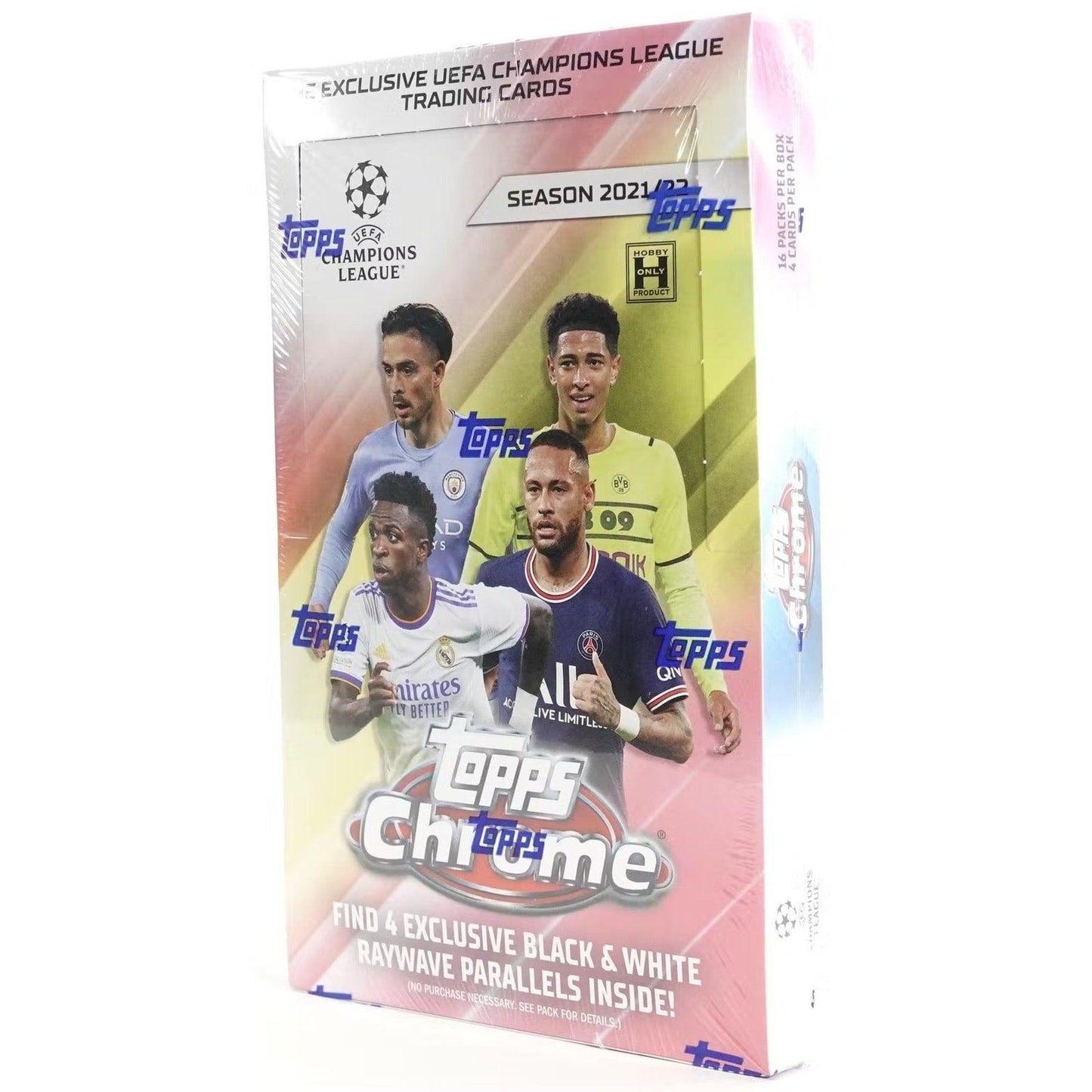 2021/22 Topps UEFA Champions League Chrome Soccer Hobby Lite Box