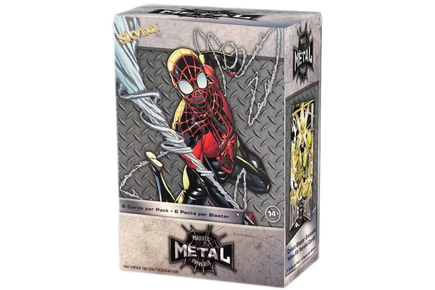 2022 Upper Deck Marvel Metal Universe Trading Cards Spiderman Blaster Box