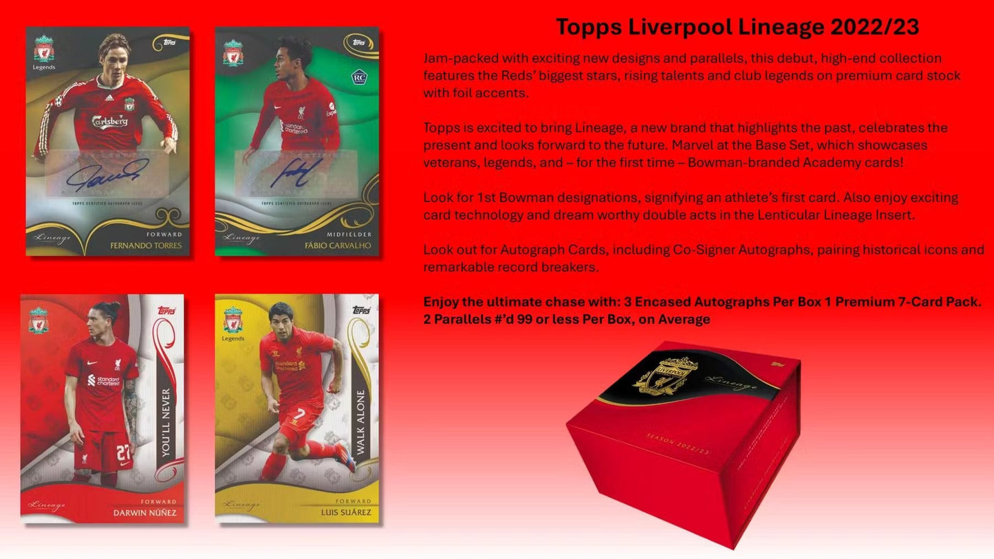 Topps Liverpool Lineage 2022-2023