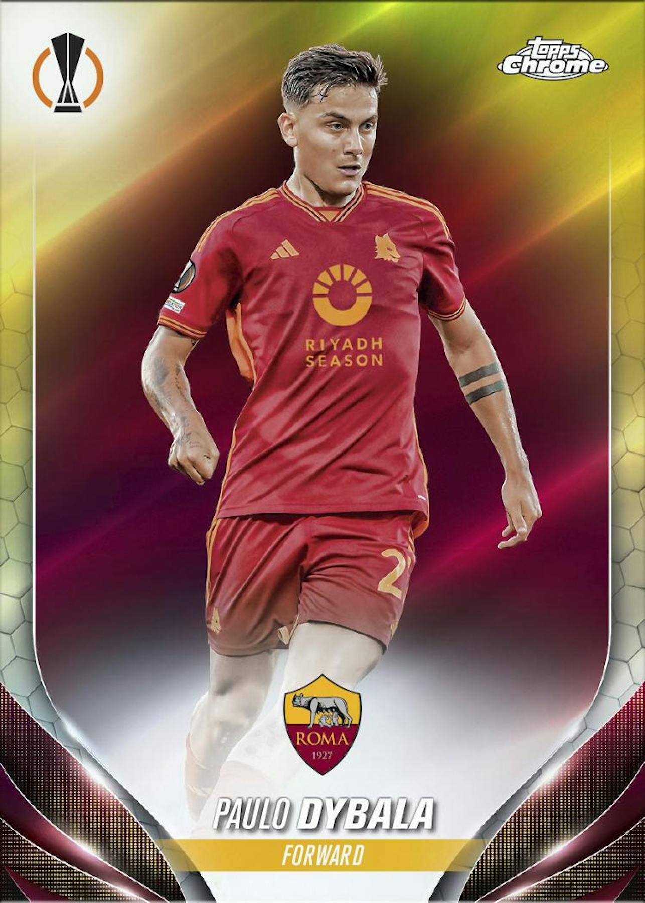 2023-24 Topps Chrome UEFA Club Competitions Football Soccer Hobby Box
