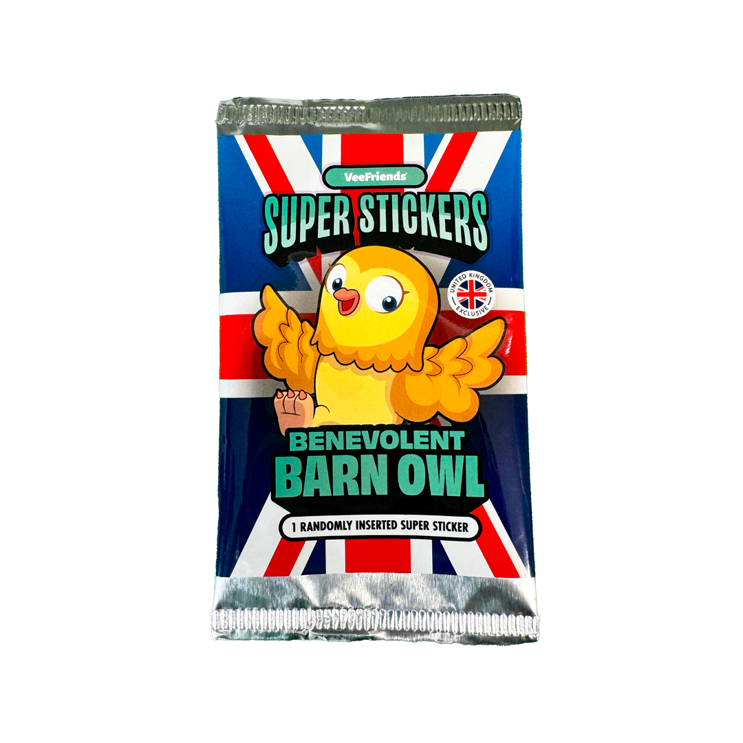 VeeFriends Benevolent Barn Owl Super Sticker UK Exclusive