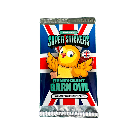 VeeFriends Benevolent Barn Owl Super Sticker UK Exclusive