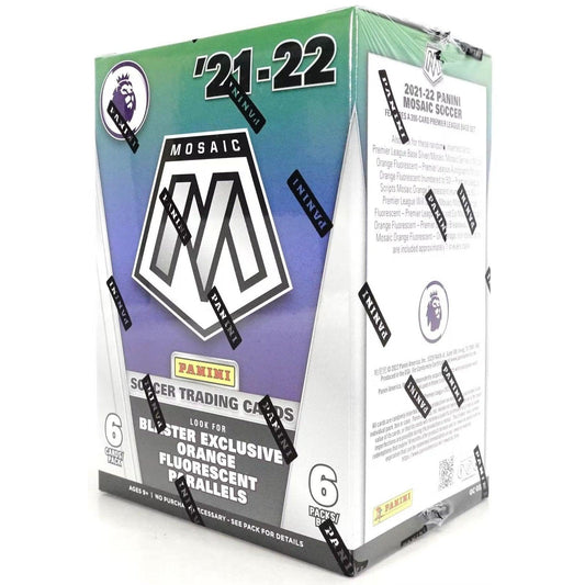 2021 2022 Panini Mosaic Premier League EPL Soccer Blaster Box (Orange Parallels!)