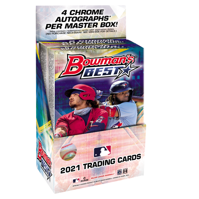 Topps Bowman Best Baseball Hobby Master Box 2021