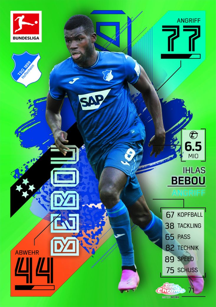 Topps Bundesliga Match Attax Chrome 2021/22  - Pack