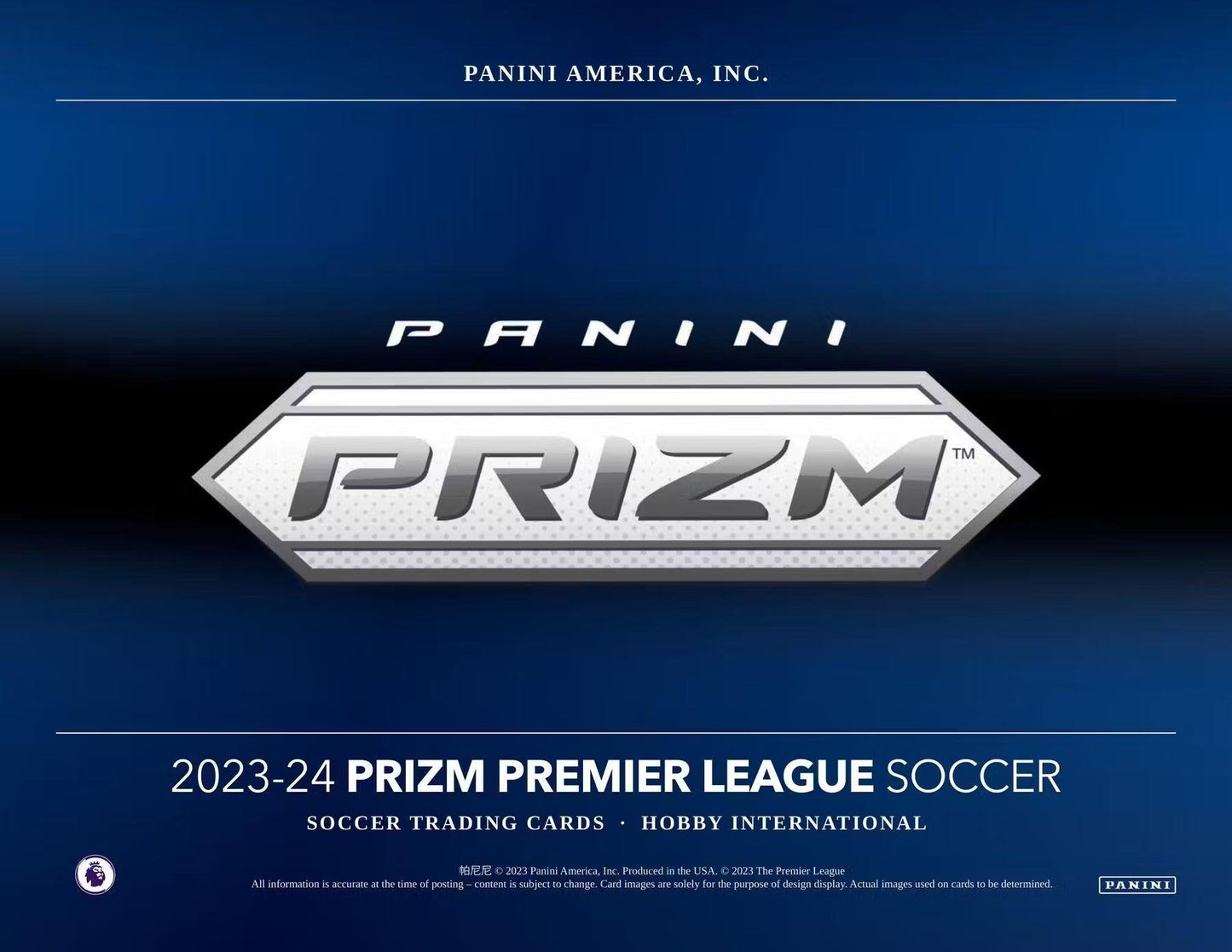 2023-24 Panini Prizm Premier League Soccer Hobby International Box