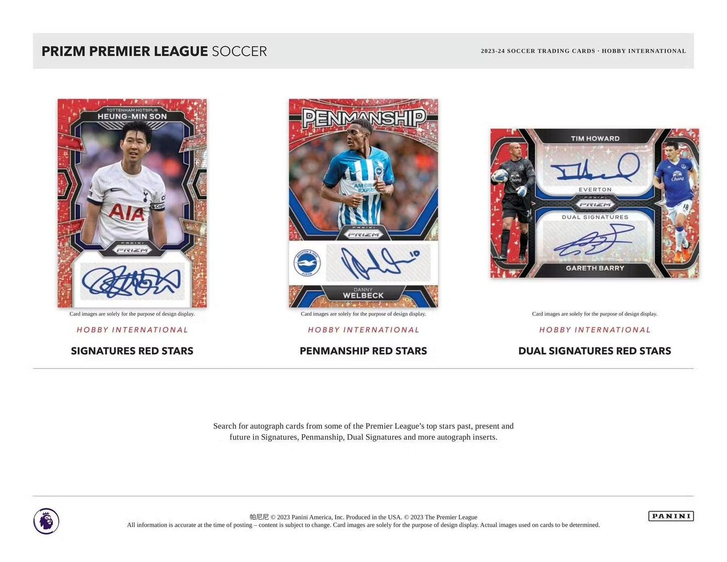 2023-24 Panini Prizm Premier League Soccer Hobby International Box