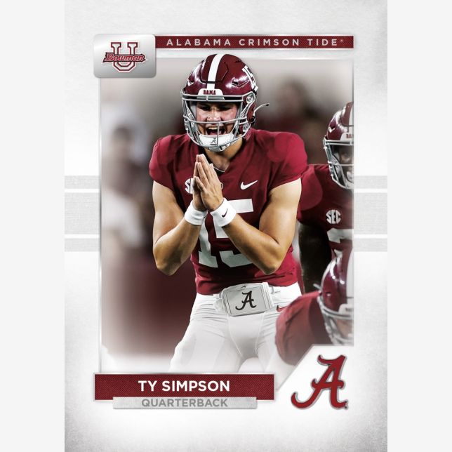 Topps Bowman U Alabama Football 2023