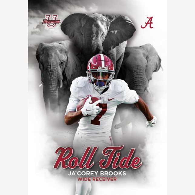 Topps Bowman U Alabama Football 2023