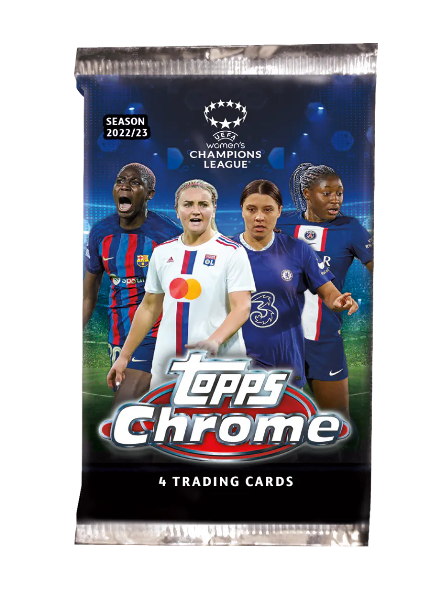 Topps Chrome UEFA Women's Champions League 2023  - Pack