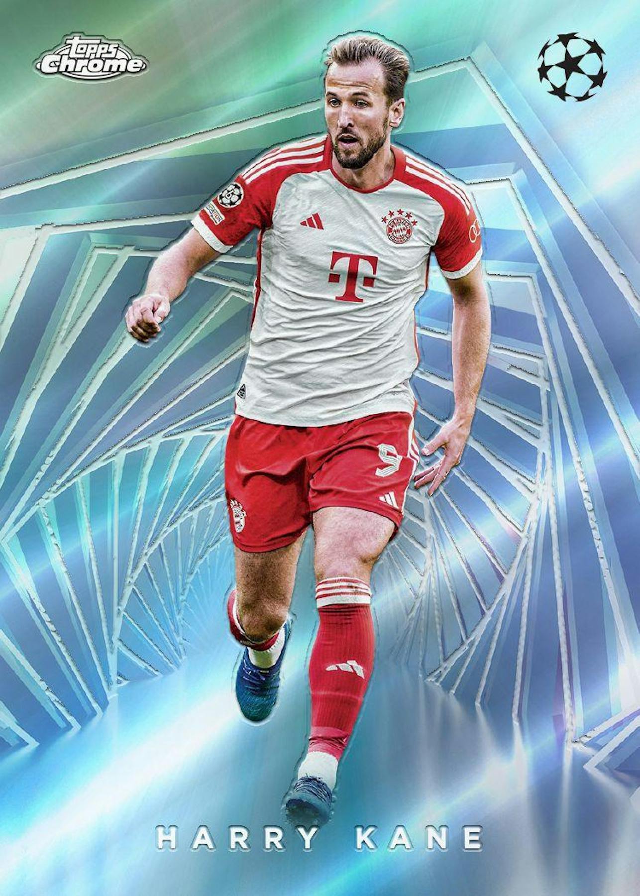 2023-24 Topps Chrome UEFA Club Competitions Football Soccer Hobby Box