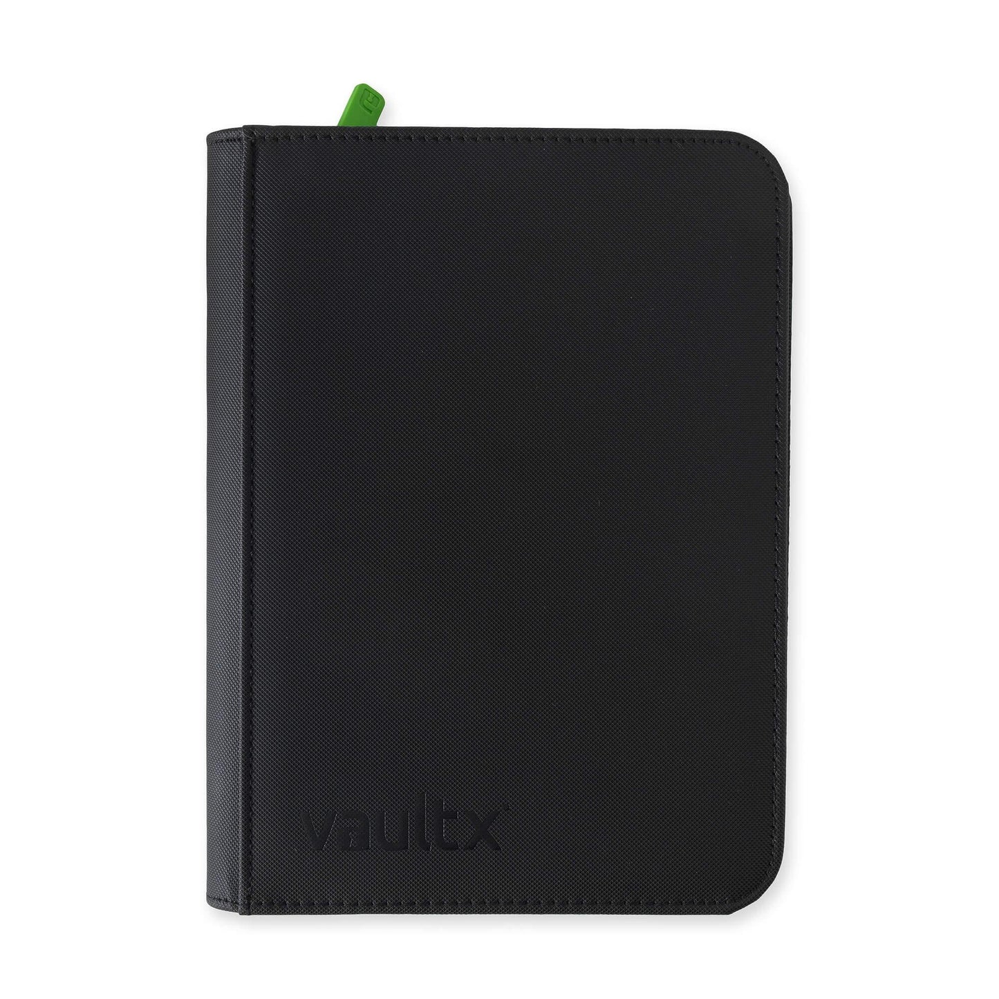 Vault X Premium Exo-Tec® 4 Pocket Zip Card Binder - Black