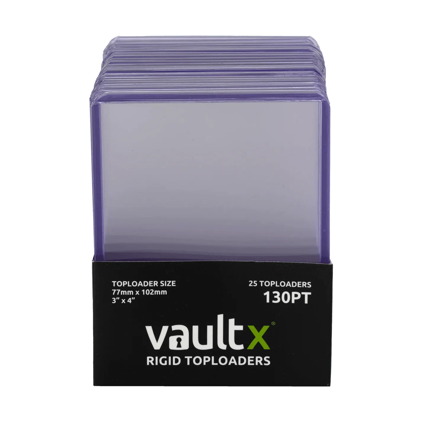 Vault X Rigid Toploaders 130pt (25 Pack)
