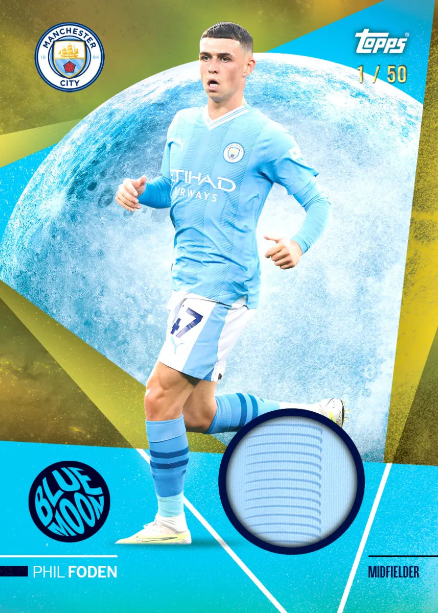Topps Manchester City FC Official Team Set 23/24 Single Pack
