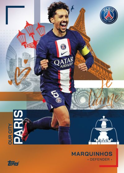 Topps Paris Saint-Germain 2022/23 Team Set