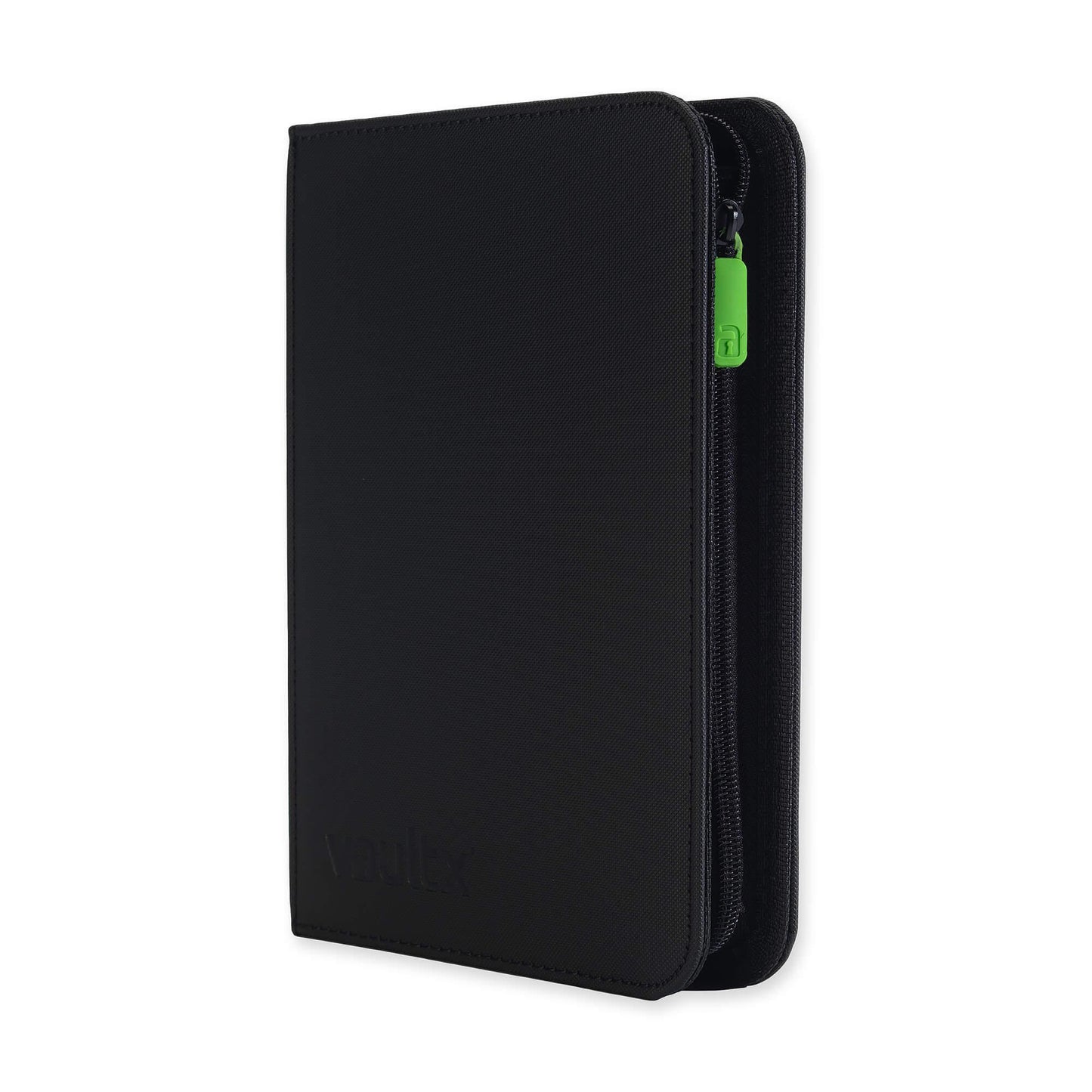 Vault X Premium Exo-Tec® 4 Pocket Zip Card Binder - Black