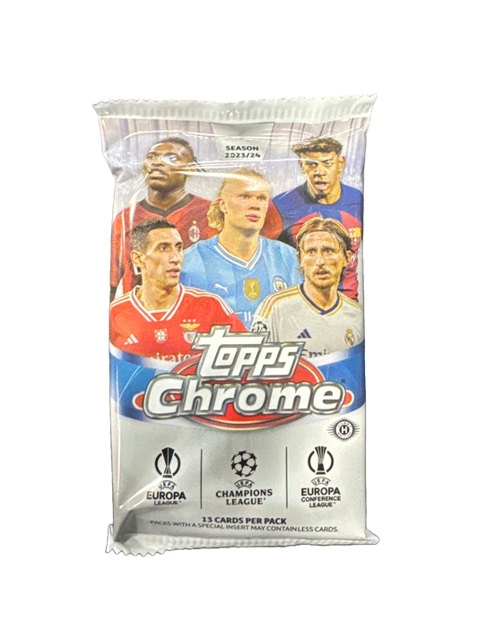 Topps Chrome UEFA Club Competitions Jumbo 2023-24 Pack