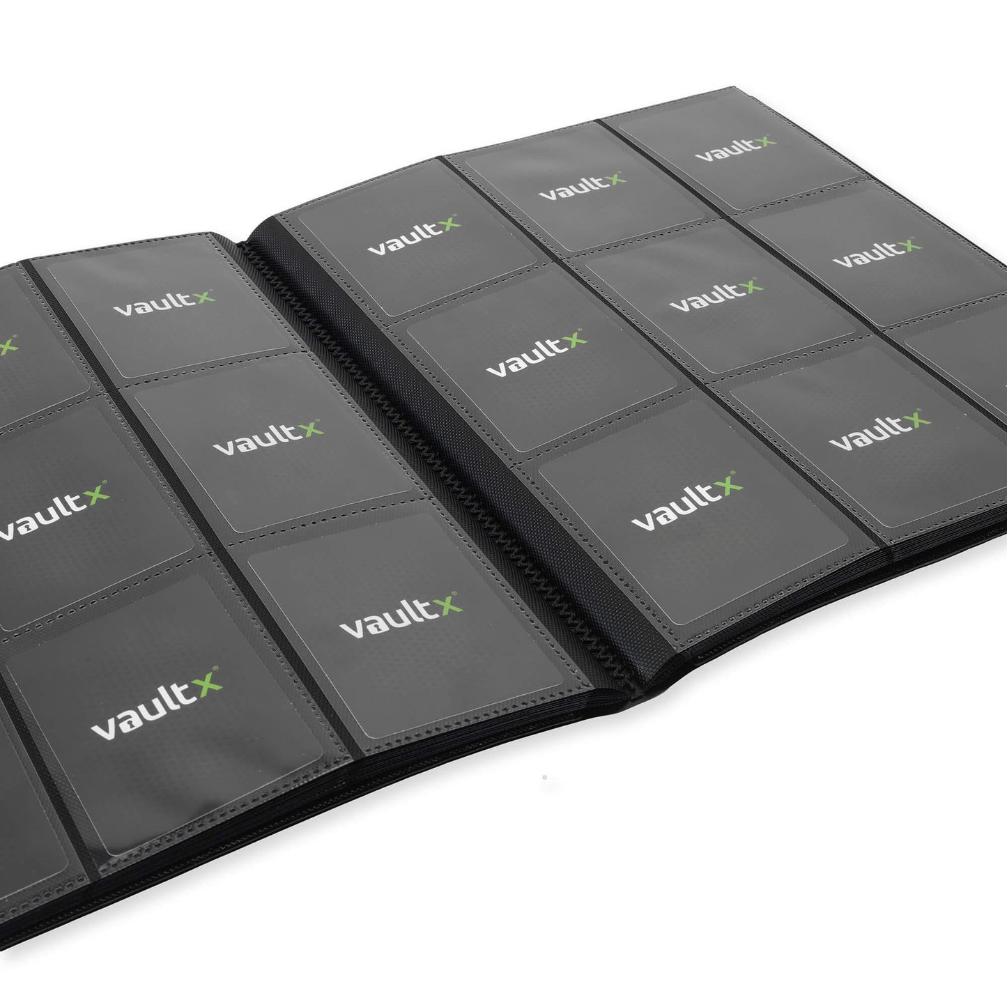Vault X 9 Pocket Card Strap Binder - Black