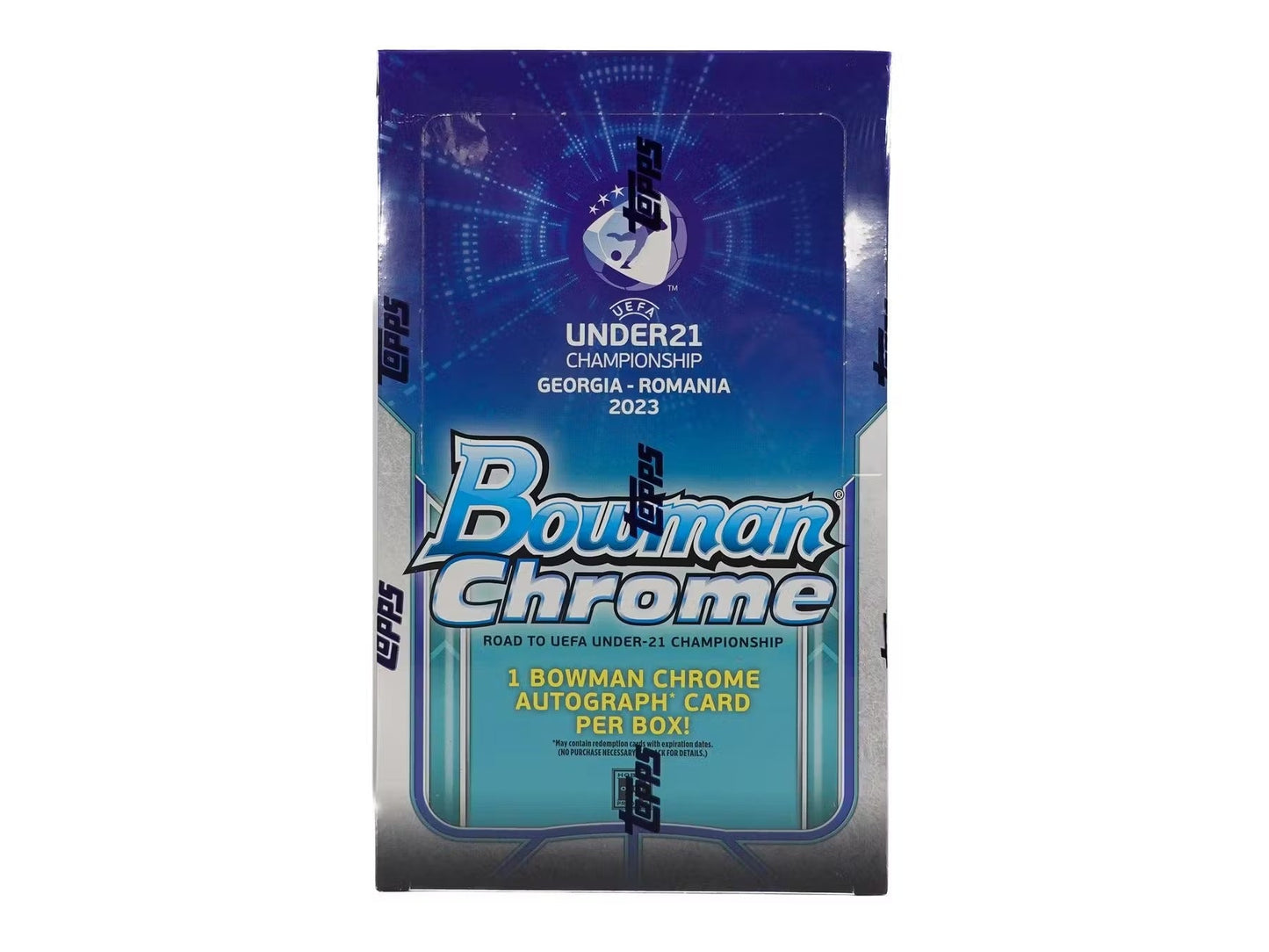 2022 Topps Bowman Chrome Road to UEFA Under-21 European Championship Soccer Hobby Box