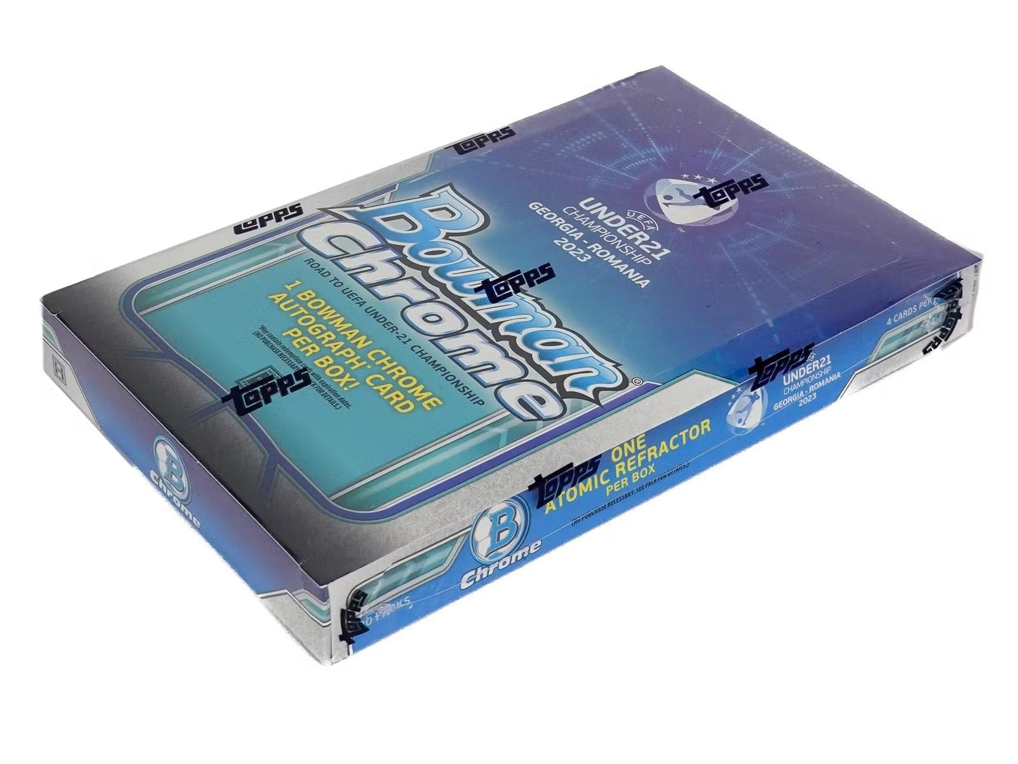 2022 Topps Bowman Chrome Road to UEFA Under-21 European Championship Soccer Hobby Box