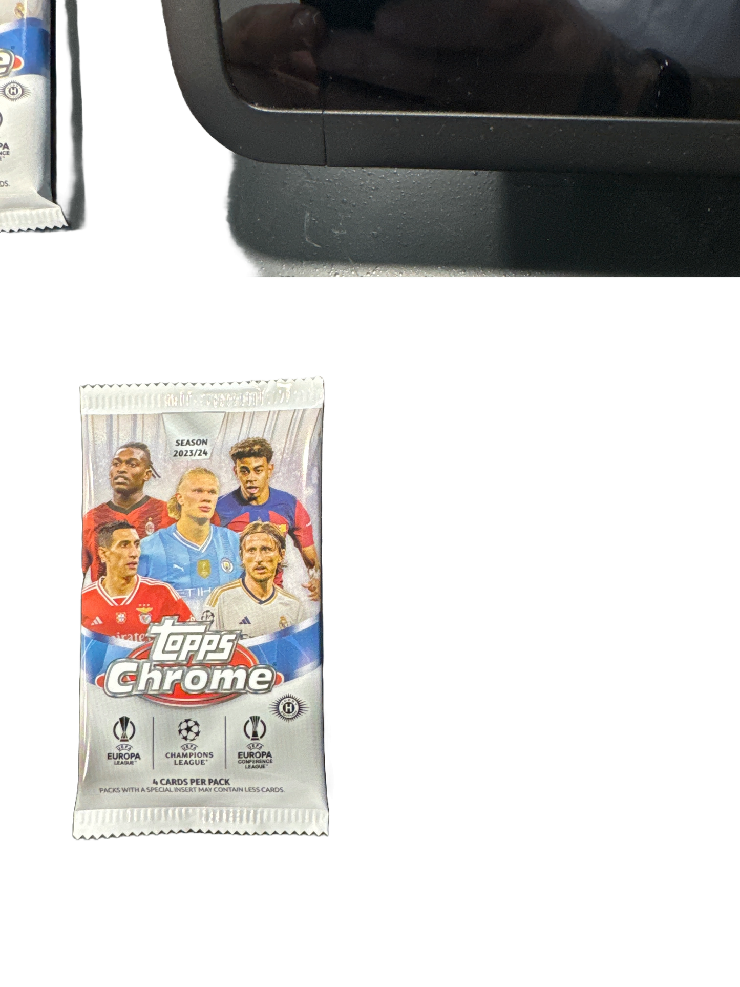 Topps Chrome UEFA Club Competitions Hobby 2023-24 Pack