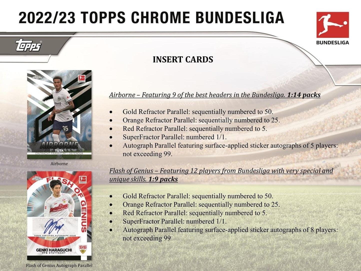 22-23 Topps Chrome Bundesliga Soccer Hobby Box