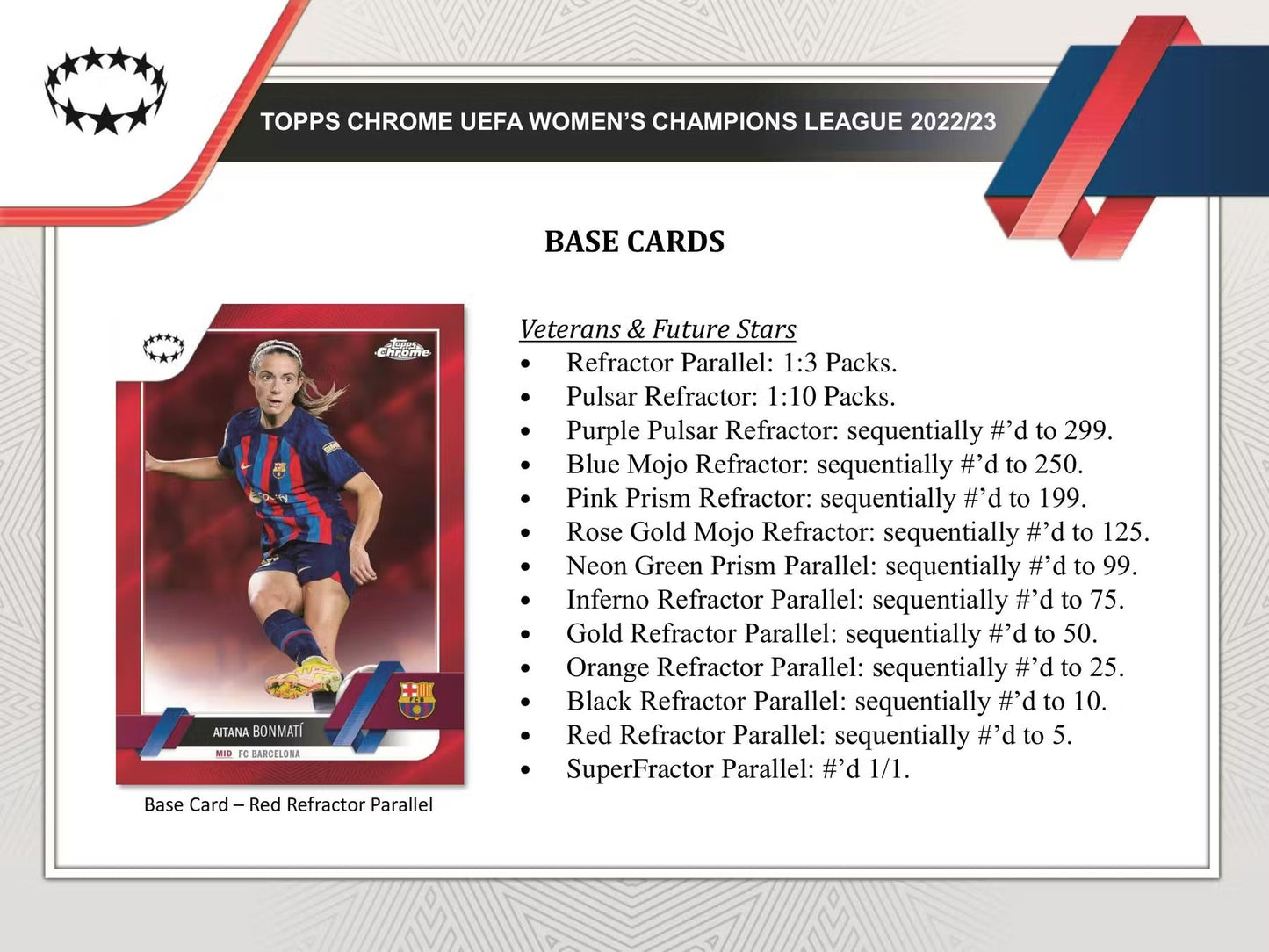 2023 Topps Chrome UEFA Women's Champions League Hobby Box