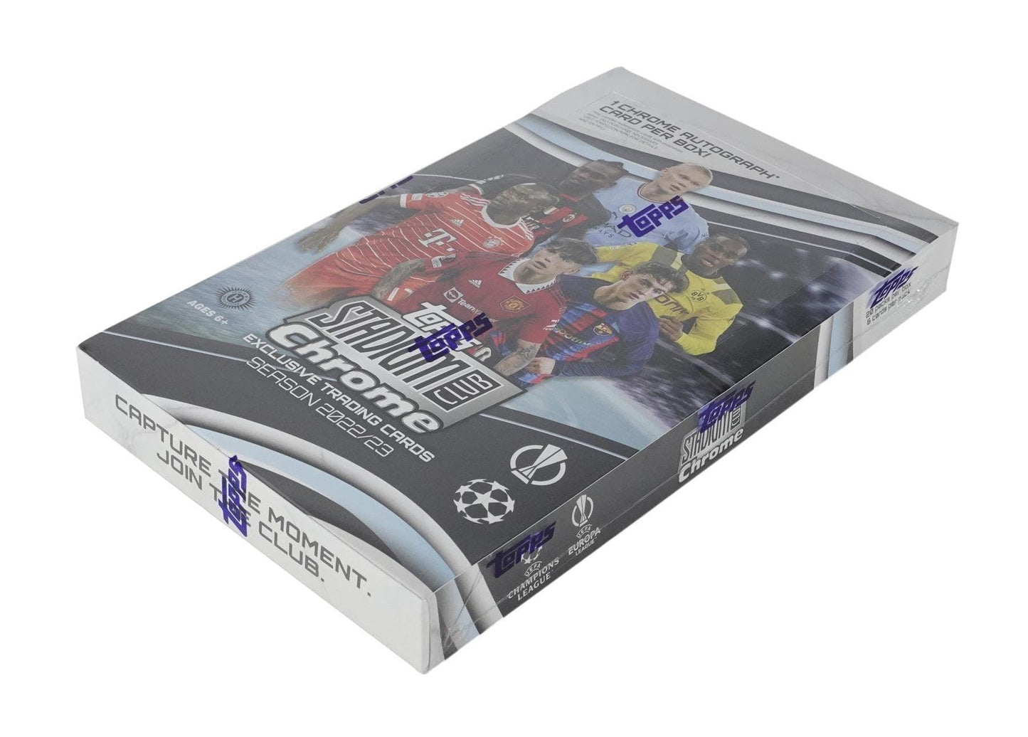 22-23 Topps UEFA UCC Stadium Club Chrome Hobby Box Soccer Trading Cards