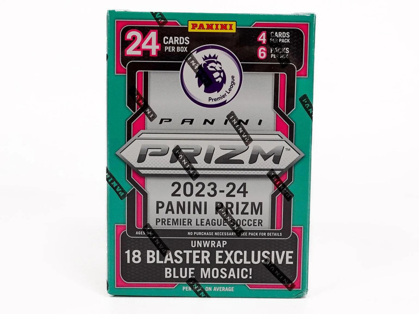 2023/24 Panini Prizm Premier League EPL Soccer Hobby Blaster Box (Pink Mosaic Prizms!)