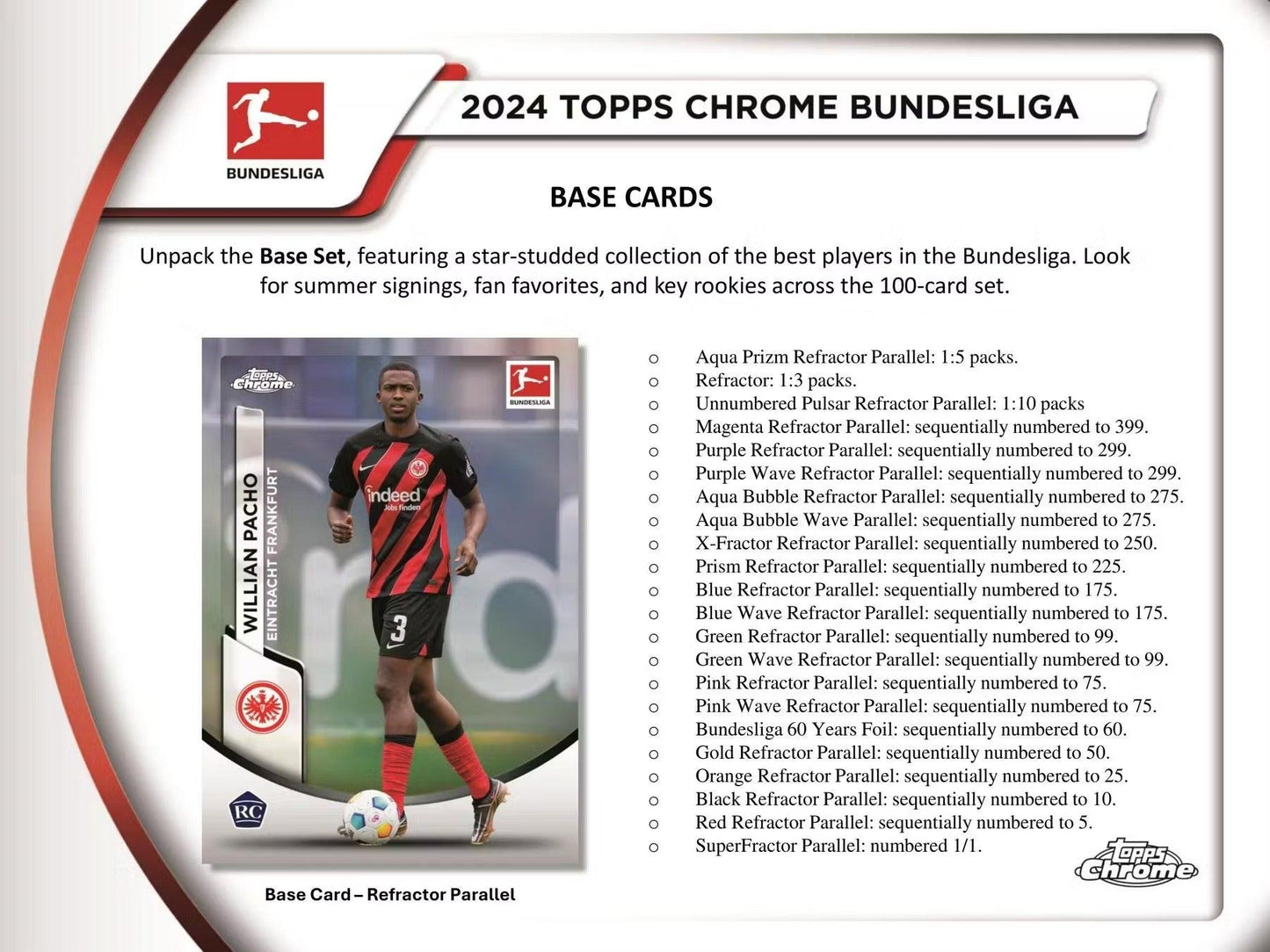 2023-2024 Topps Chrome Bundesliga Soccer Hobby Box