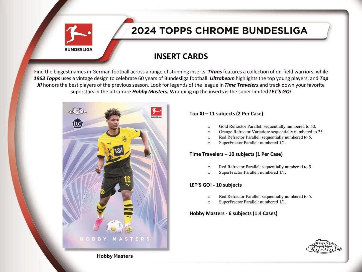 2023-2024 Topps Chrome Bundesliga Soccer Hobby Box