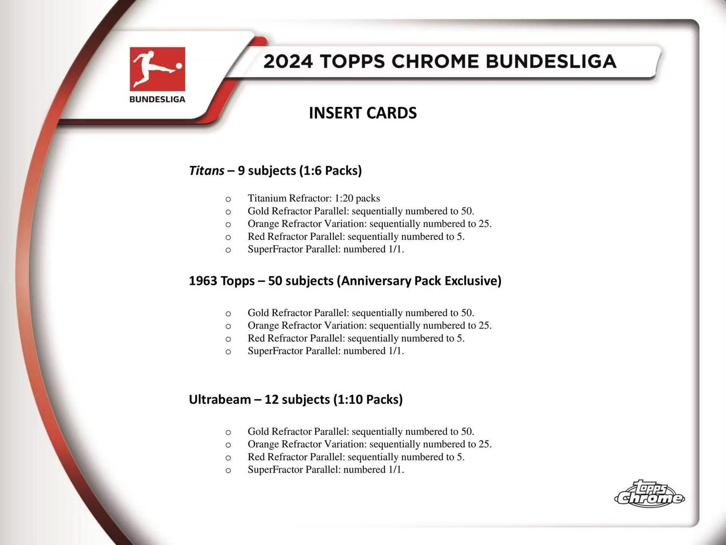 2023-2024 Topps Chrome Bundesliga Soccer Hobby Box