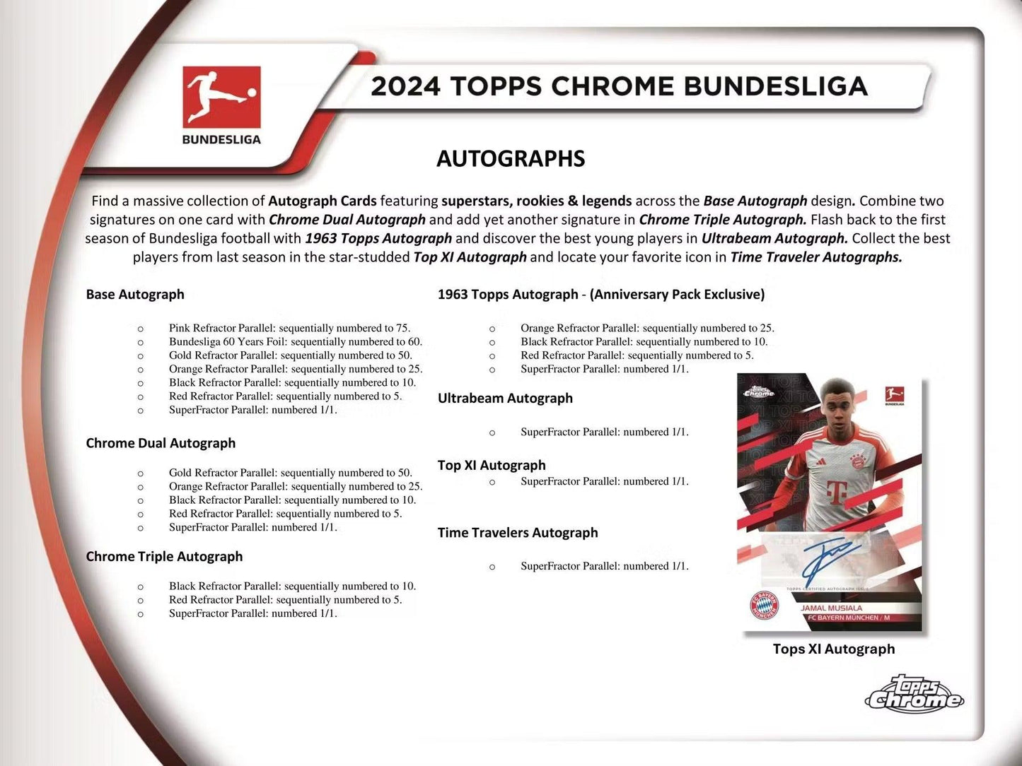 2023-2024 Topps Chrome Bundesliga Soccer Hobby Box