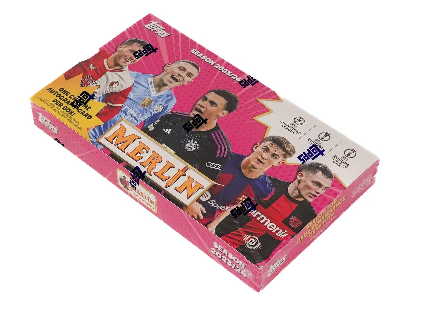 2023-24 Topps UEFA Club Competitions Merlin Chrome Soccer Hobby Box