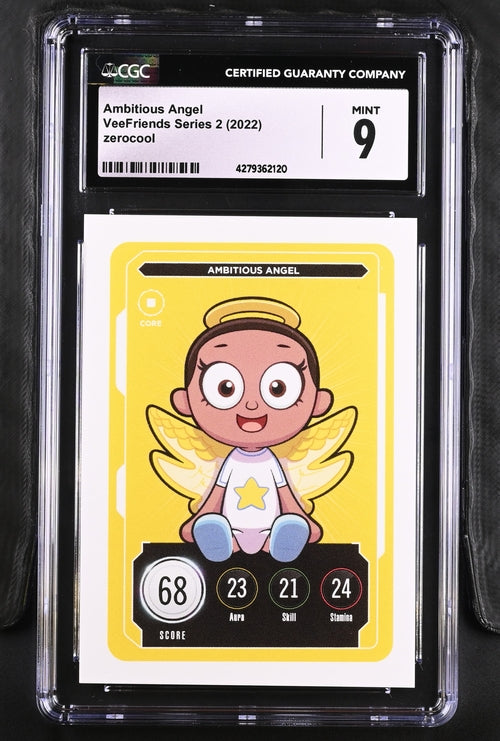 VeeFriends Ambitious Angel ZeroCool VeeFriends Series 2 2022 CGC9 Gary Vaynerchuk Originally Owned