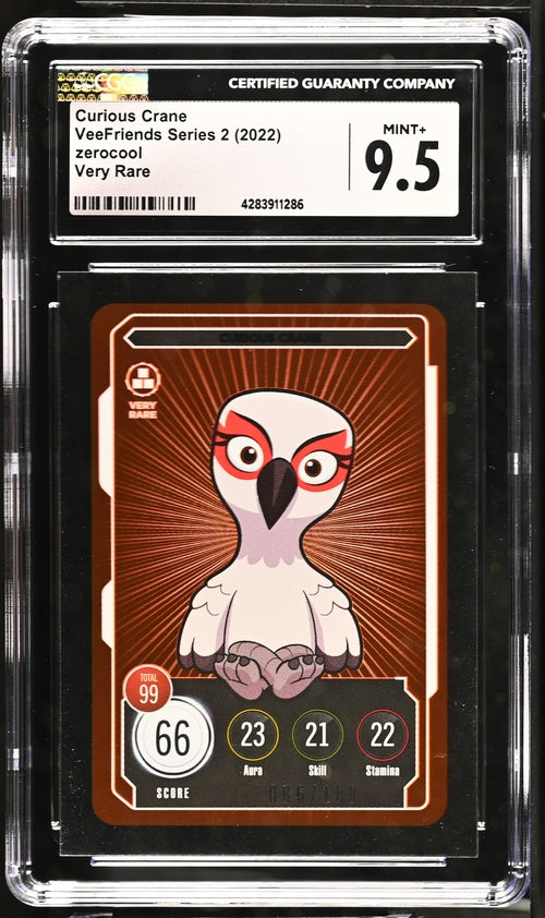 VeeFriends Curious Crane ZeroCool Very Rare /100 VeeFriends Series 2 2022 CGC9.5 Gary Vaynerchuk Originally Owned