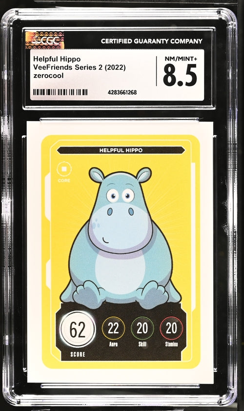 VeeFriends Helpful Hippo ZeroCool VeeFriends Series 2 2022 CGC8.5 Gary Vaynerchuk Originally Owned