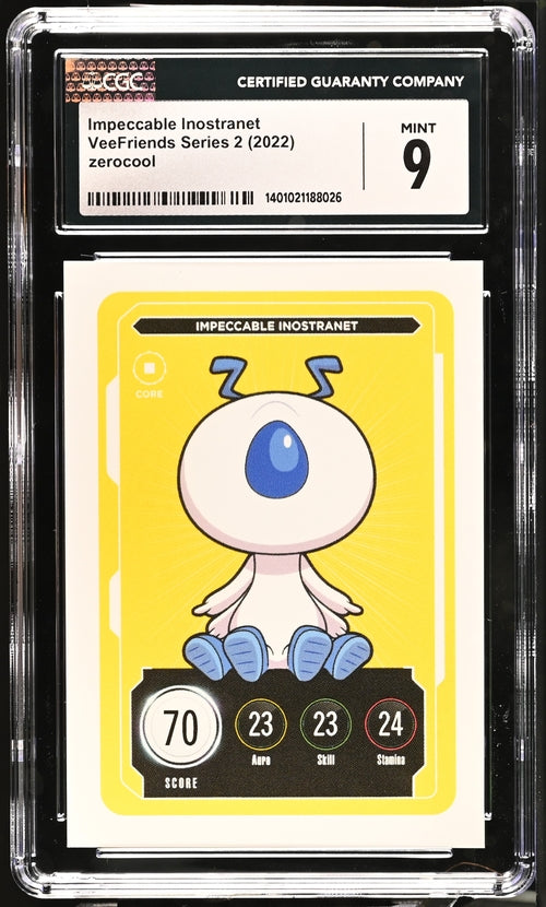 VeeFriends Impeccable Inostranet ZeroCool VeeFriends Series 2 2022 CGC9