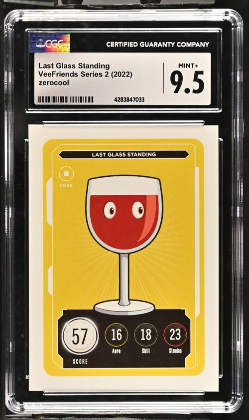 VeeFriends Last Glass Standing ZeroCool VeeFriends Series 2 2022 CGC9.5 Gary Vaynerchuk Originally Owned