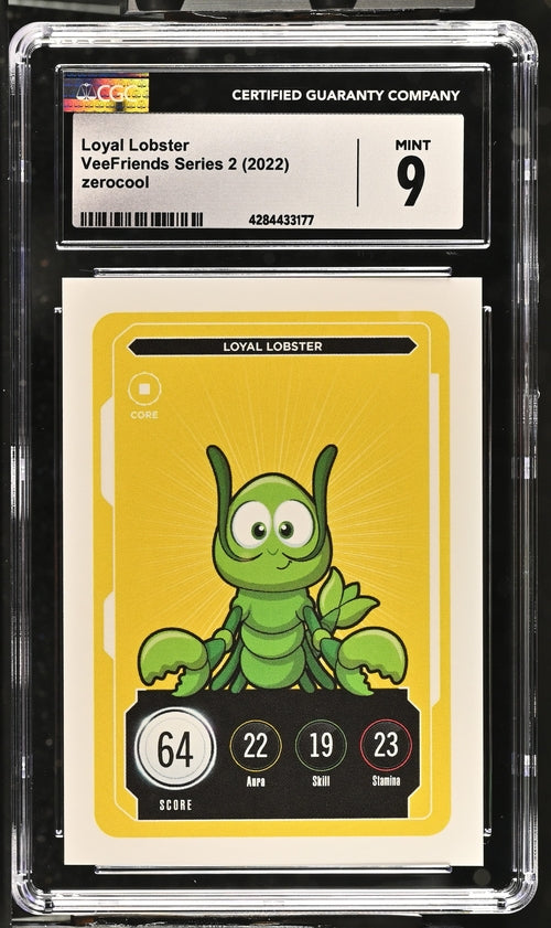 VeeFriends Loyal Lobster ZeroCool VeeFriends Series 2 2022 CGC9 Gary Vaynerchuk Originally Owned