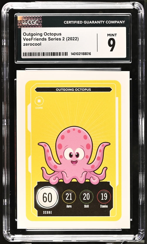 VeeFriends Outgoing Octopus ZeroCool VeeFriends Series 2 2022 CGC9