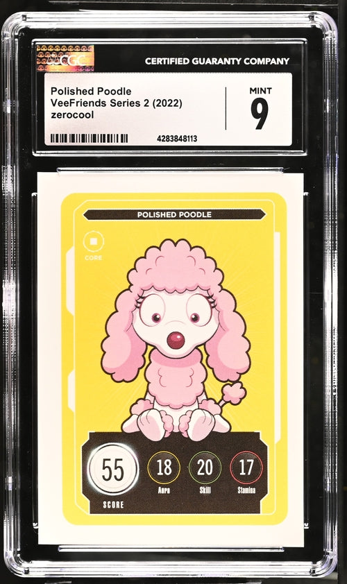 VeeFriends Polished Poodle ZeroCool VeeFriends Series 2 2022 CGC9 Gary Vaynerchuk Originally Owned