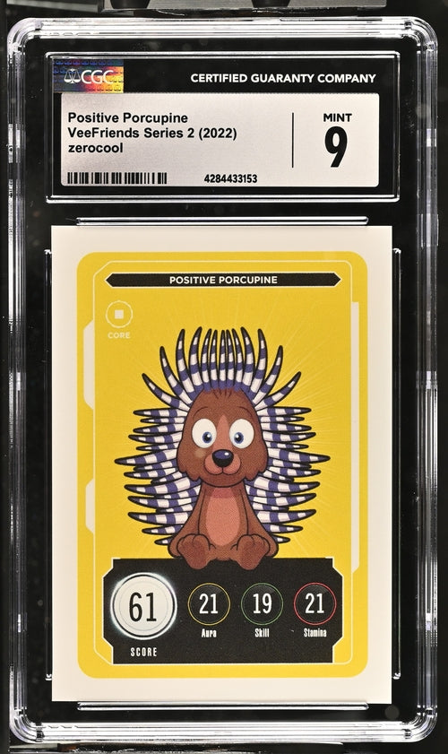 VeeFriends Positive Porcupine ZeroCool VeeFriends Series 2 2022 CGC9 Gary Vaynerchuk Originally Owned
