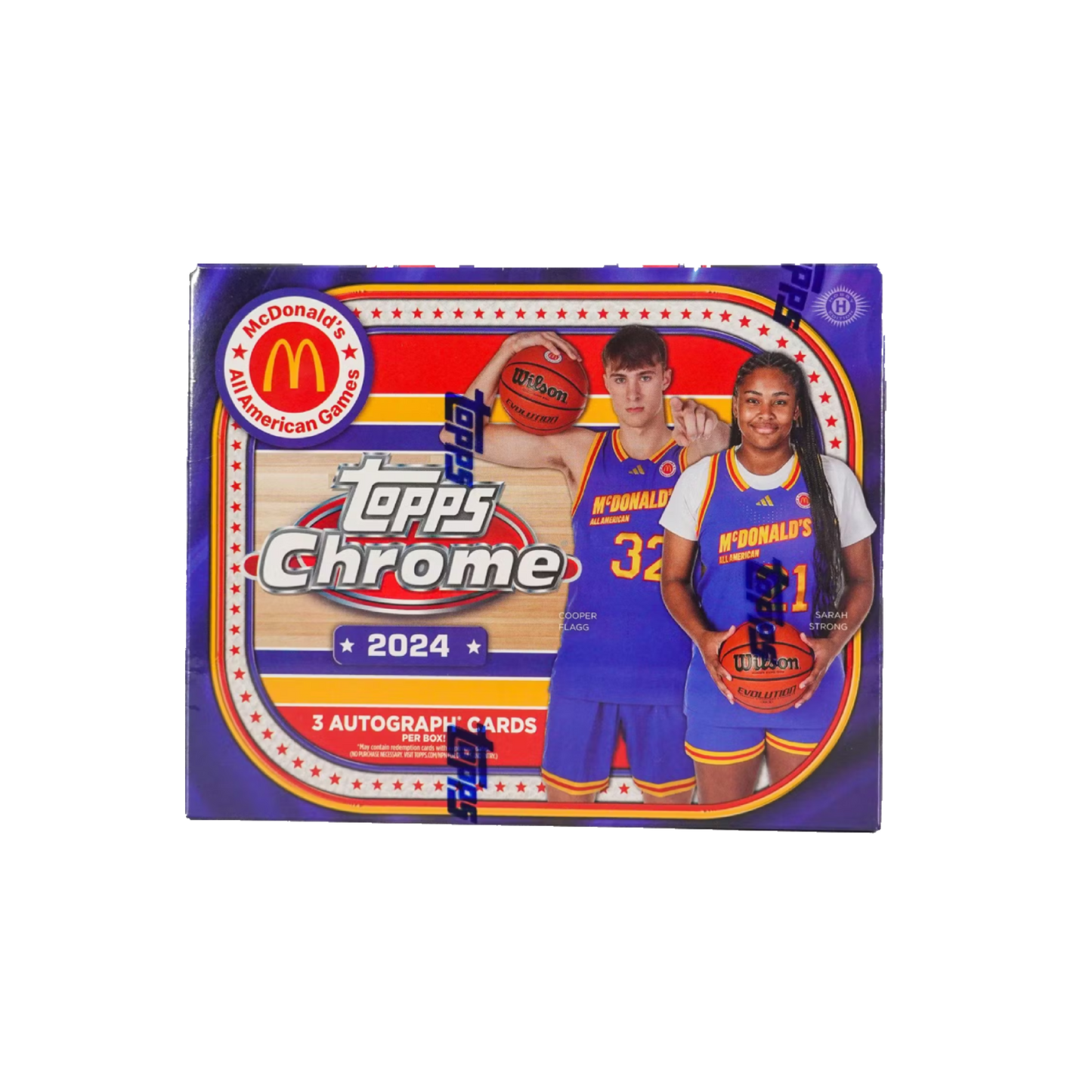 Topps Chrome McDonald's All American Basketball 2024 Hobby Box