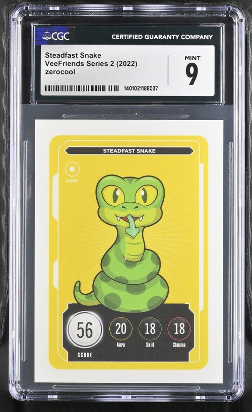 VeeFriends Steadfast Snake ZeroCool VeeFriends Series 2 2022 CGC9