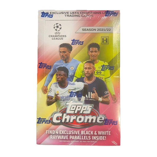 2021/22 Topps UEFA Champions League Chrome Soccer Hobby Lite Box